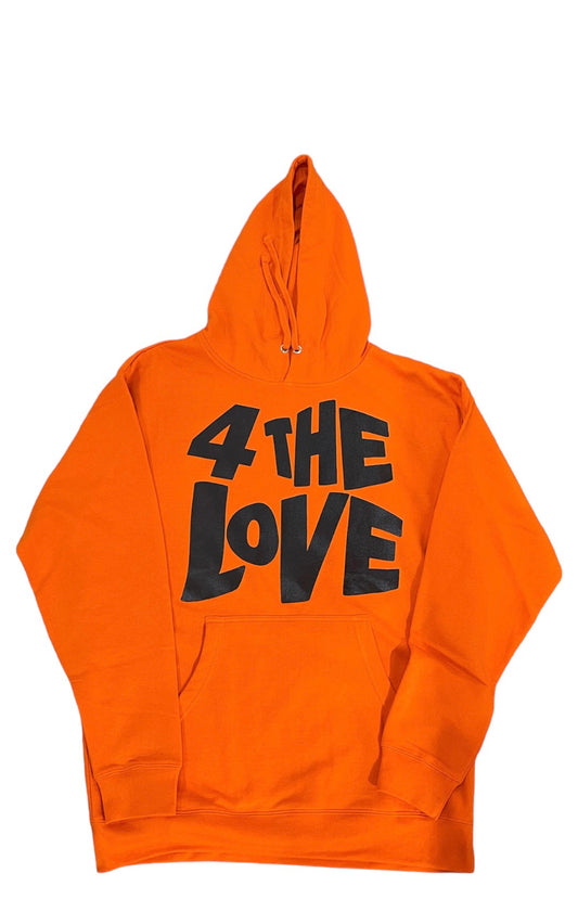 Orange 4 The Love signature hoodie